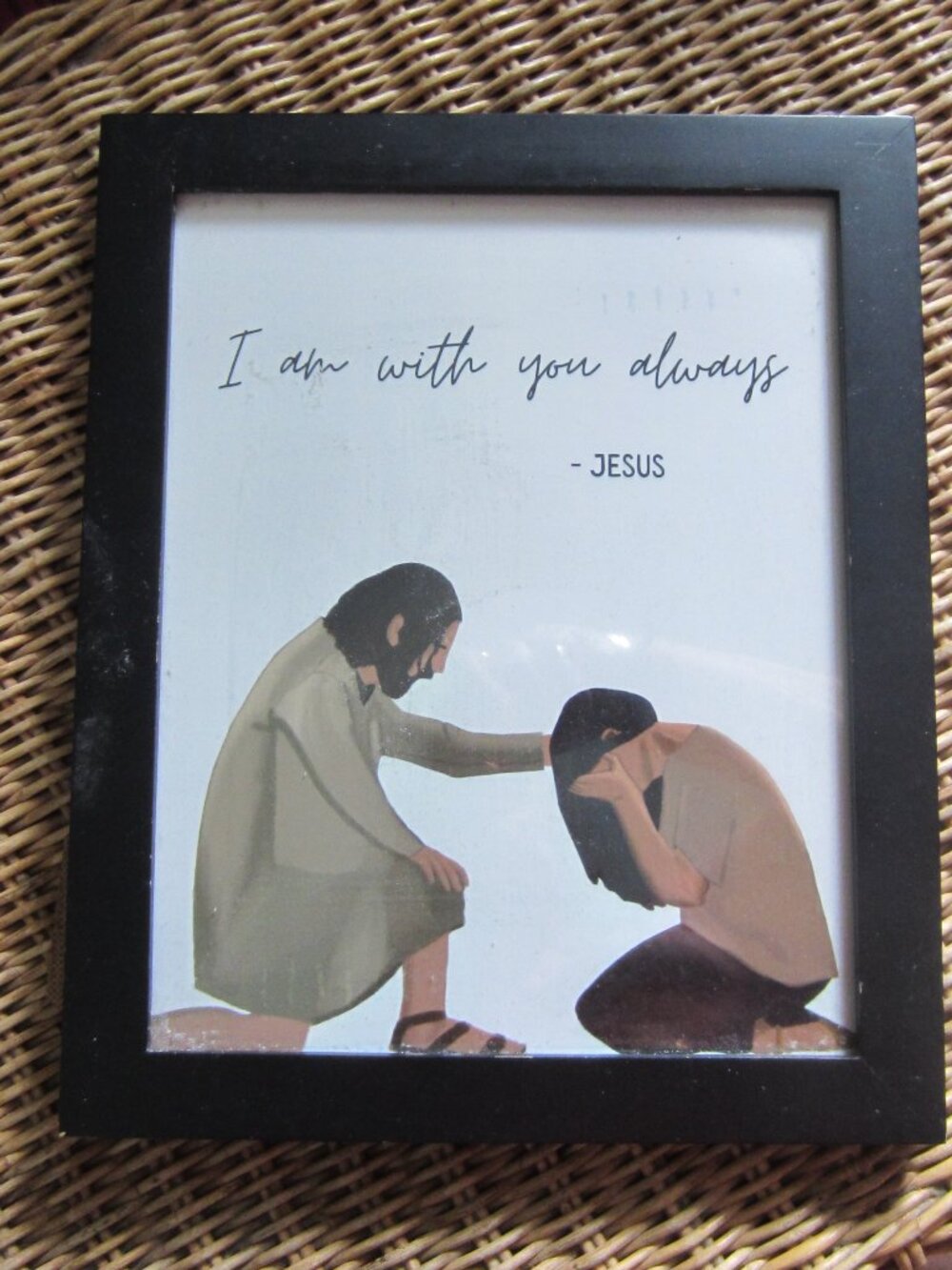 I Am With You Always Jesus Framed Picture